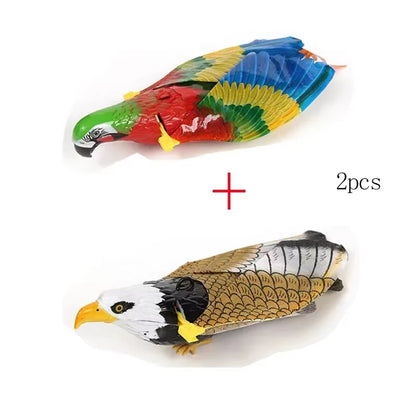 Simulation Bird Interactive Cat Toys Electric Hanging Eagle Flying Bird Cat Teasering Play Cat Stick Scratch Rope Pet Toys